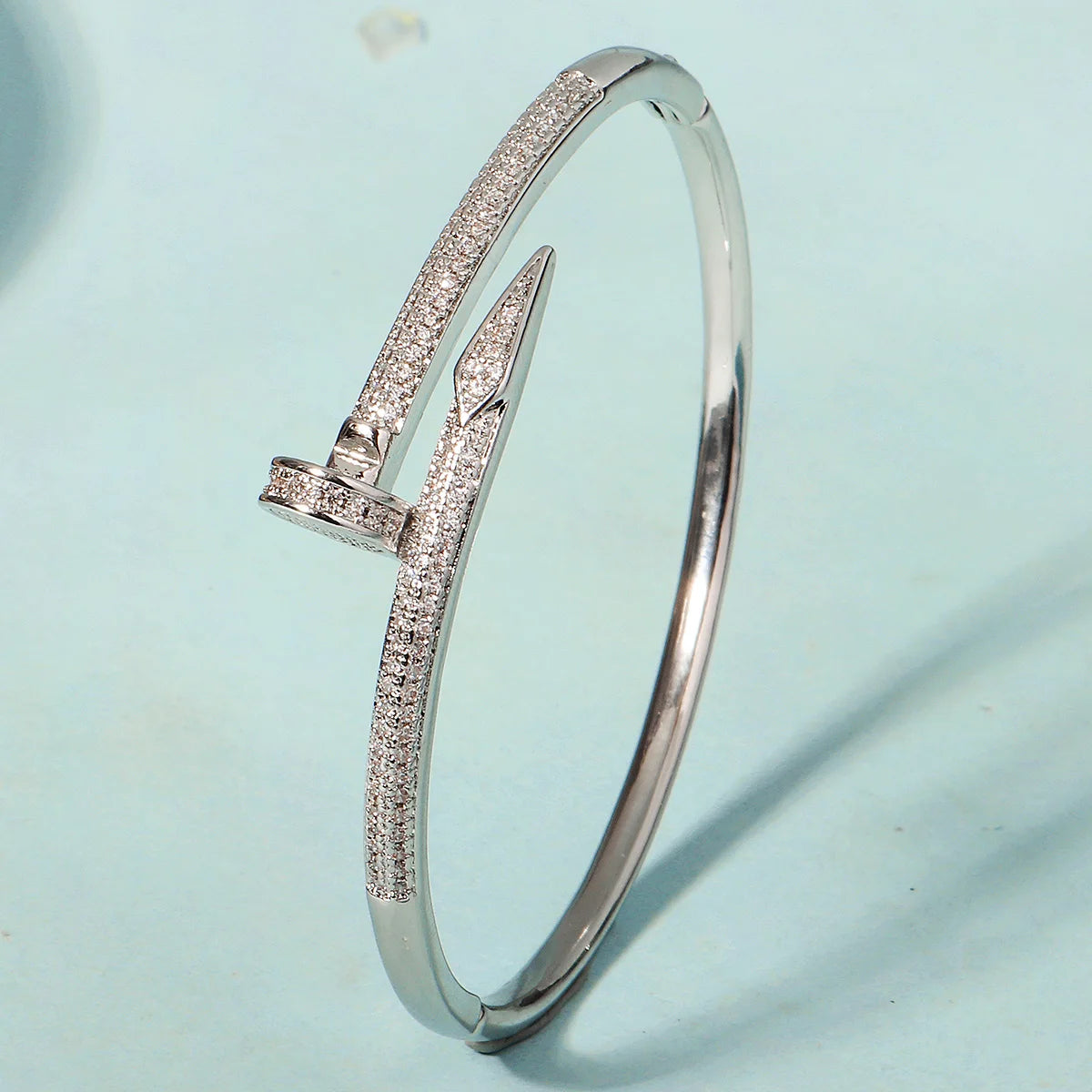 Shiny Zircon Nail Bracelet