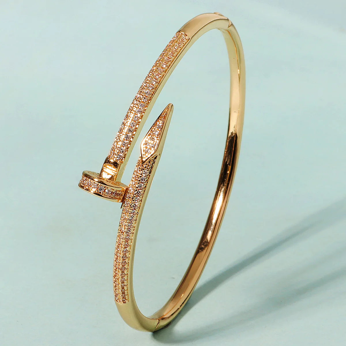 Shiny Zircon Nail Bracelet