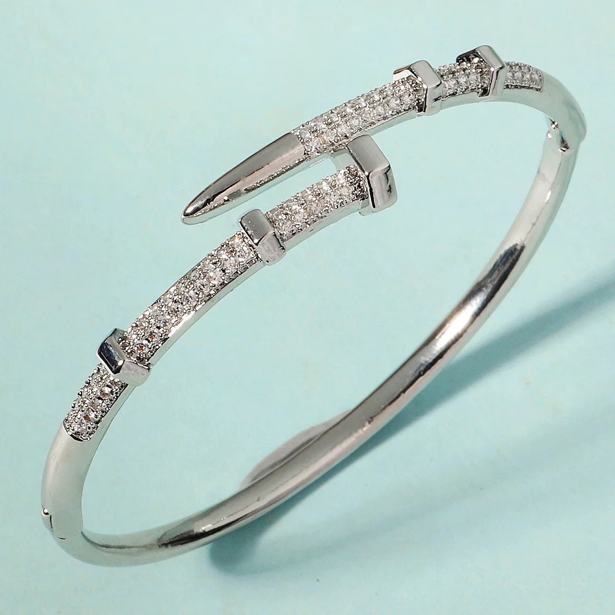 Shiny Zircon Nail Bracelet