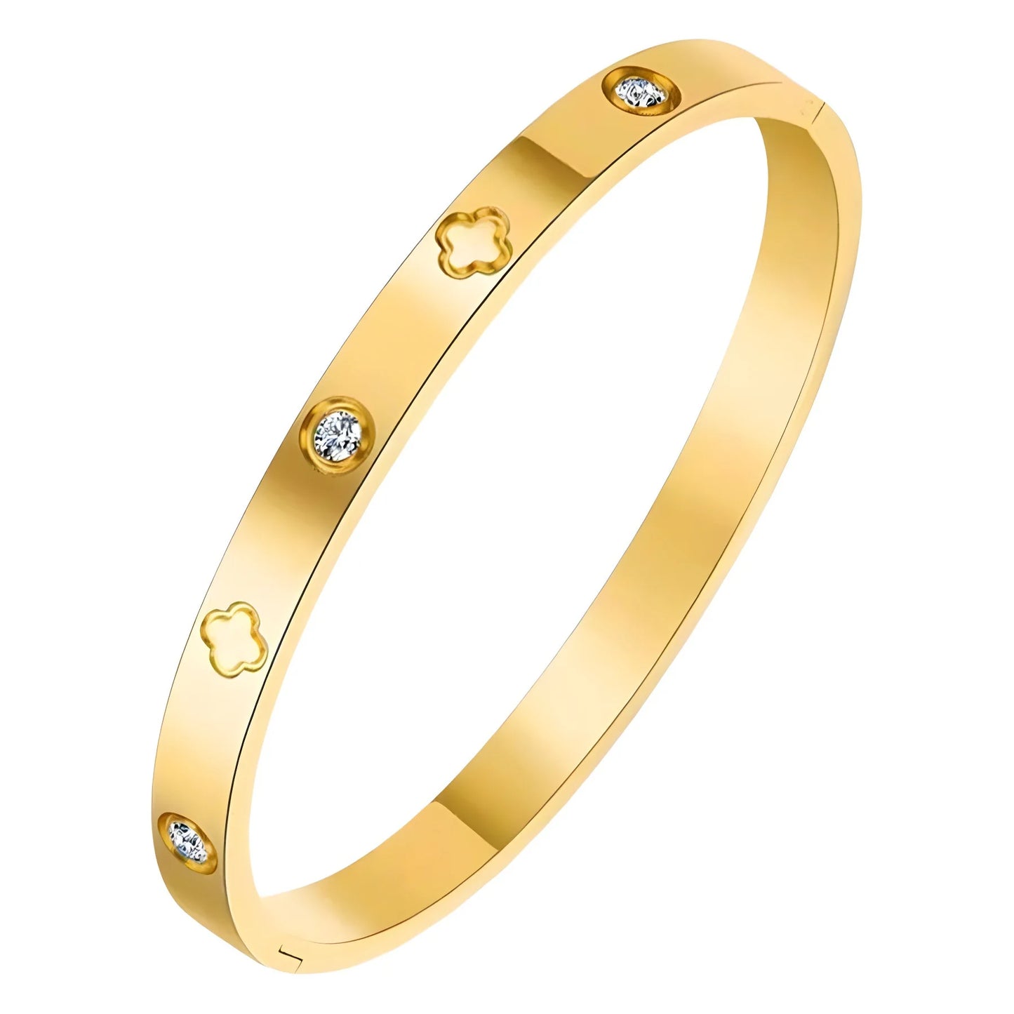 Elegant Clover Bracelet Set