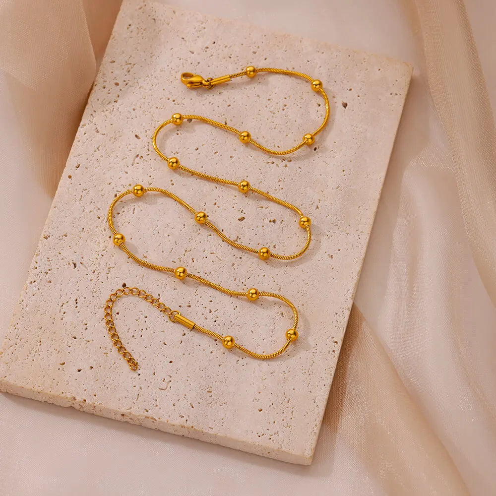 Beaded Snake Necklace