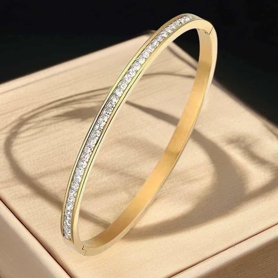 Gold Clover Bangles