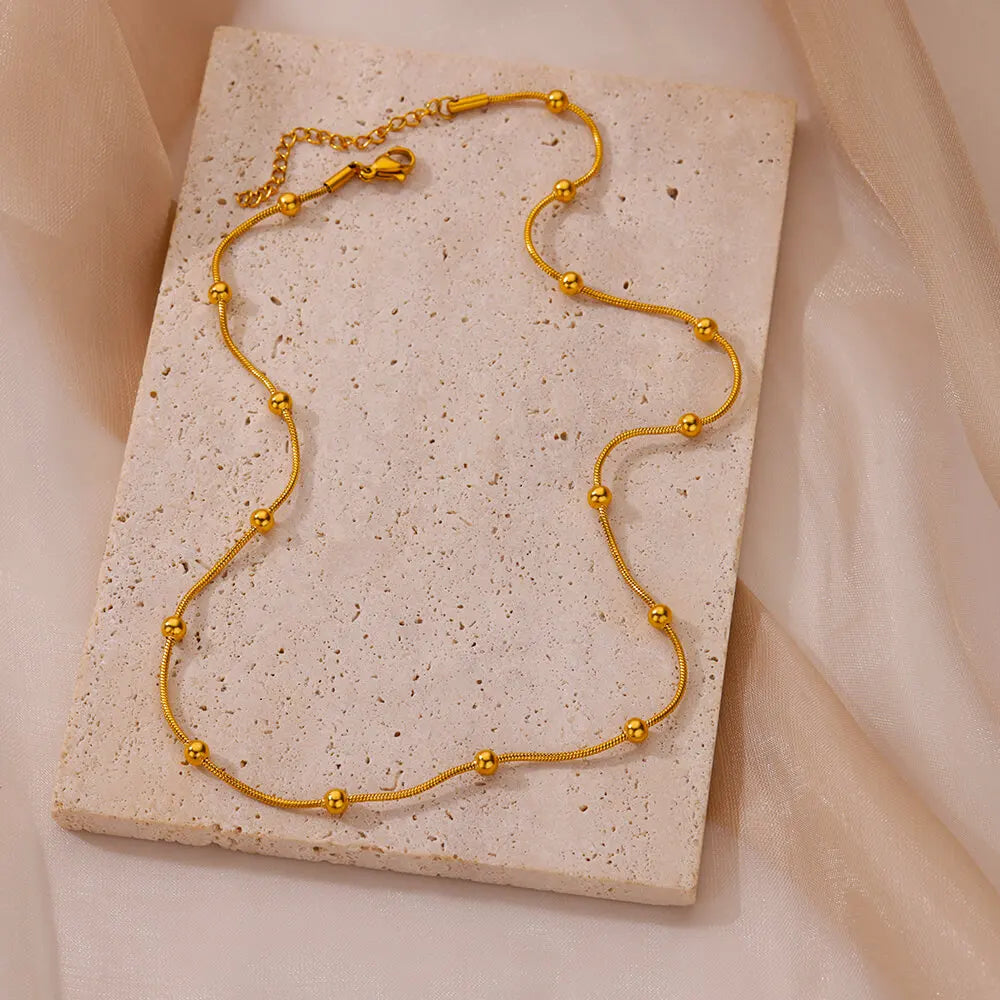 Beaded Snake Necklace