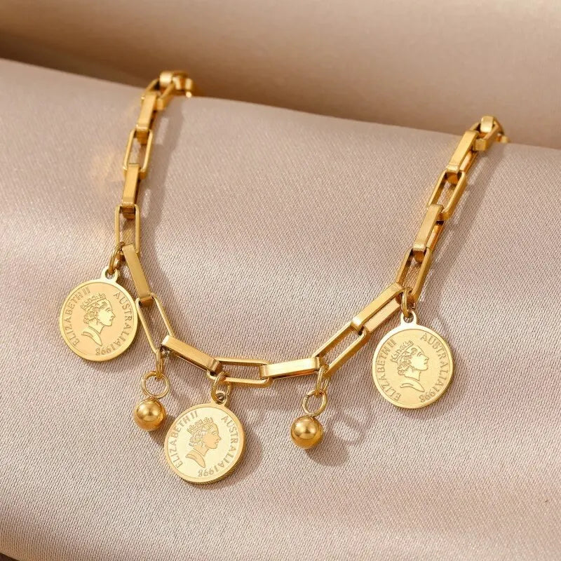 Women's Hip Hop Gold Bracelet