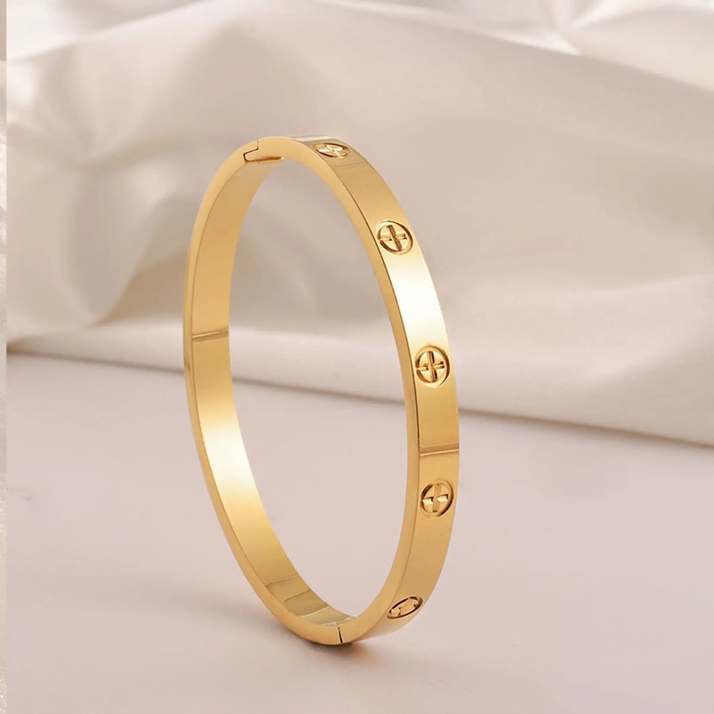 Cross Steel Bracelet